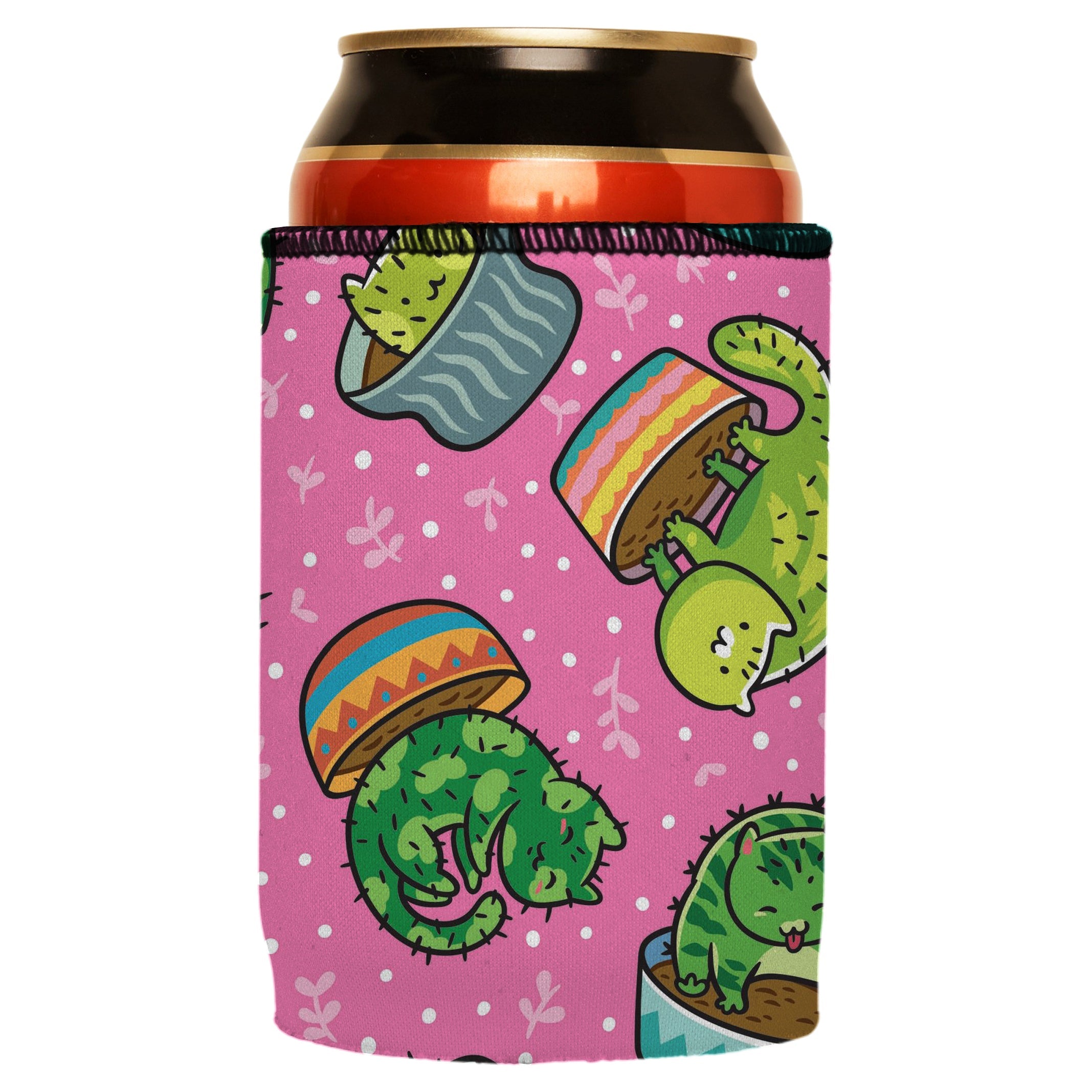 Stubbyz Cats in a Flowerpot Stubby Cooler 2-Pack