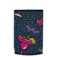 Pink Margaritas Stubbyz One Size baseless stubby cooler, shown flat