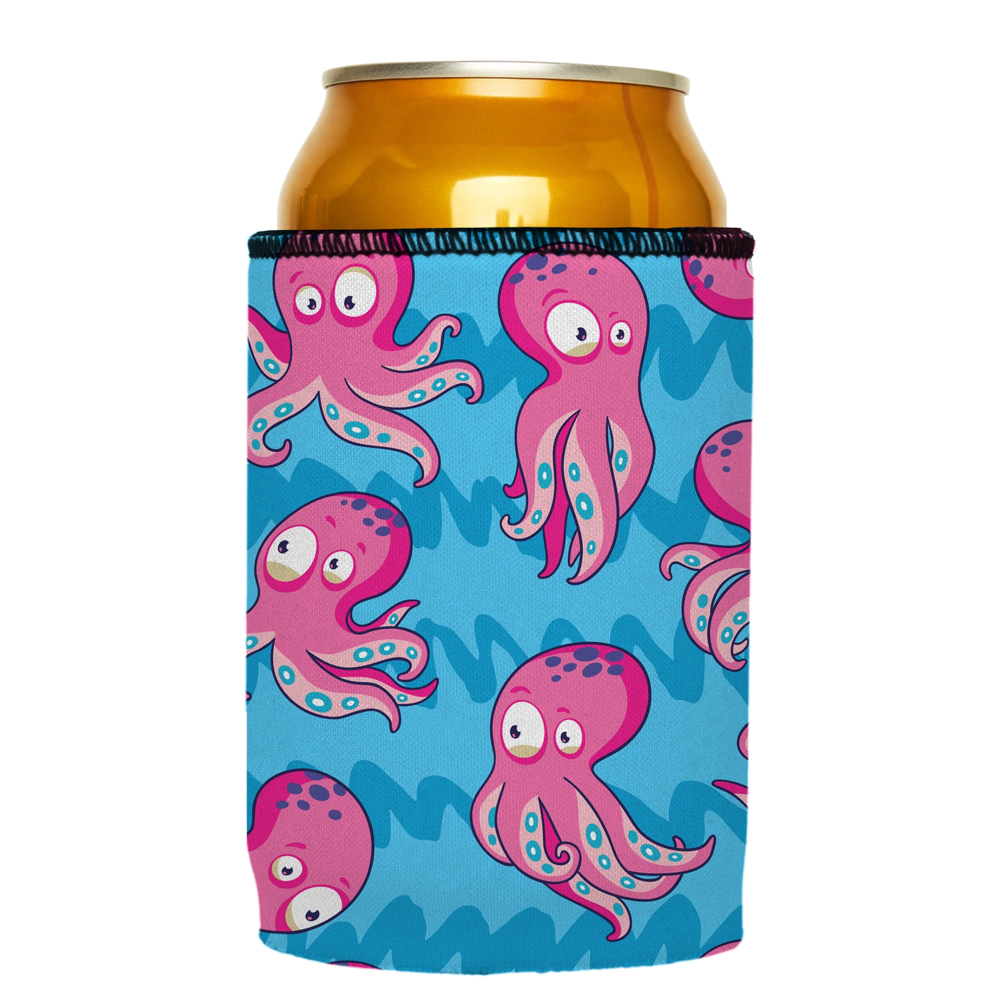 Stubbyz Pink Octopus Stubby Cooler