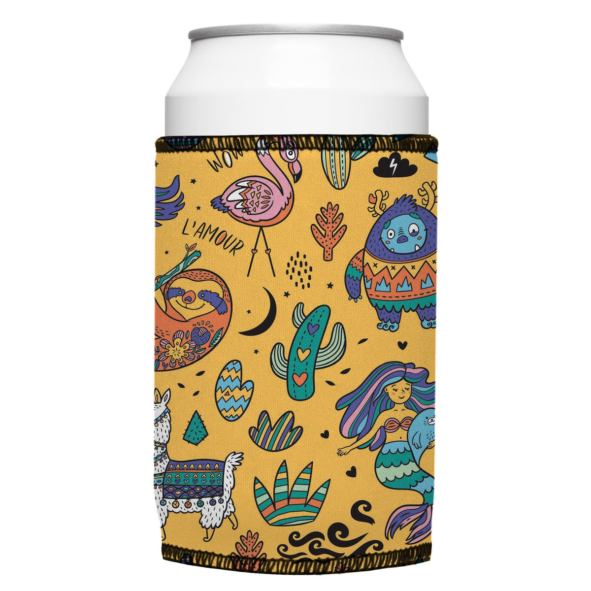 Kids Fantasy Stubbyz One Size cooler on a standard bottle