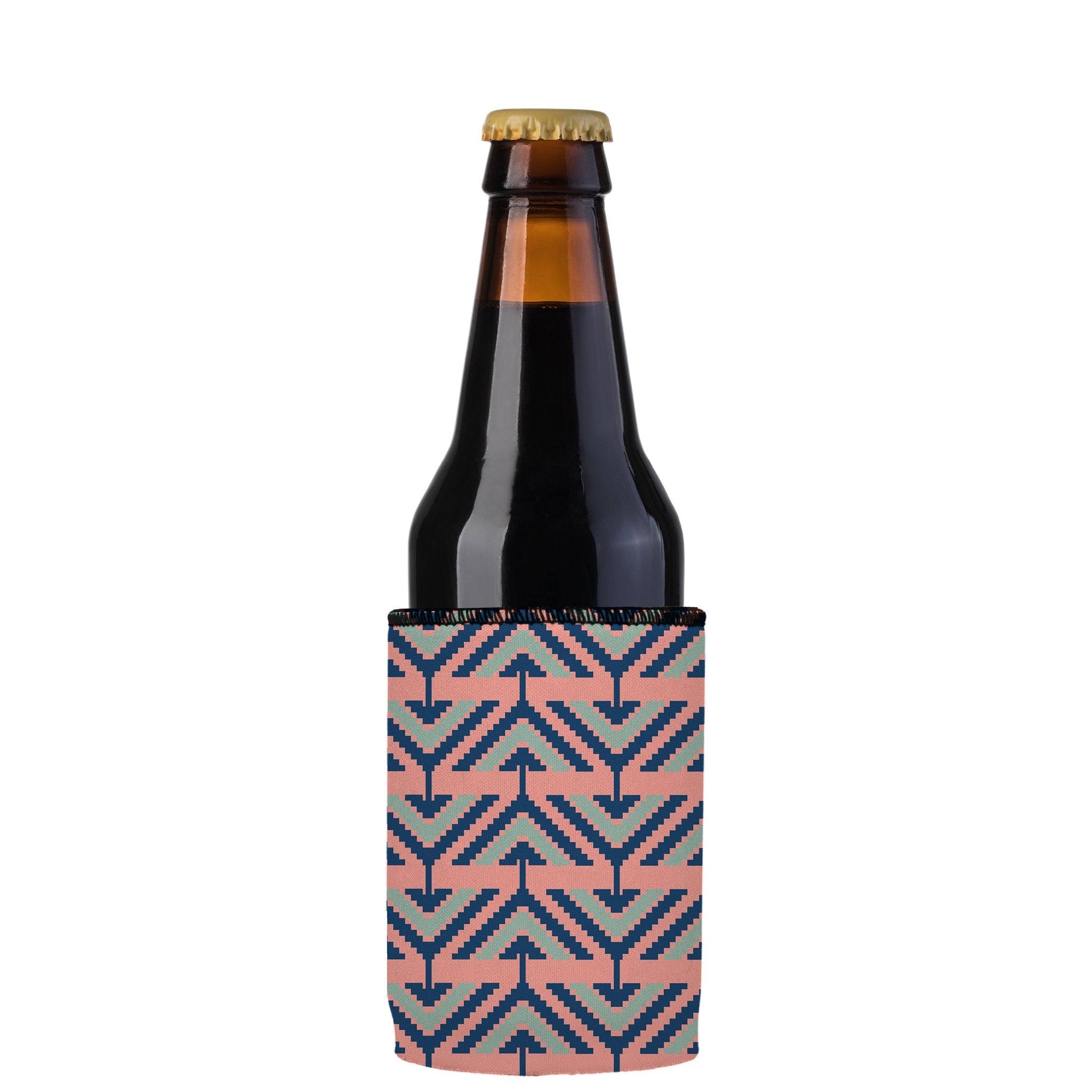 Stubbyz Pink Tribal Arrows Stubby Cooler 3-Pack