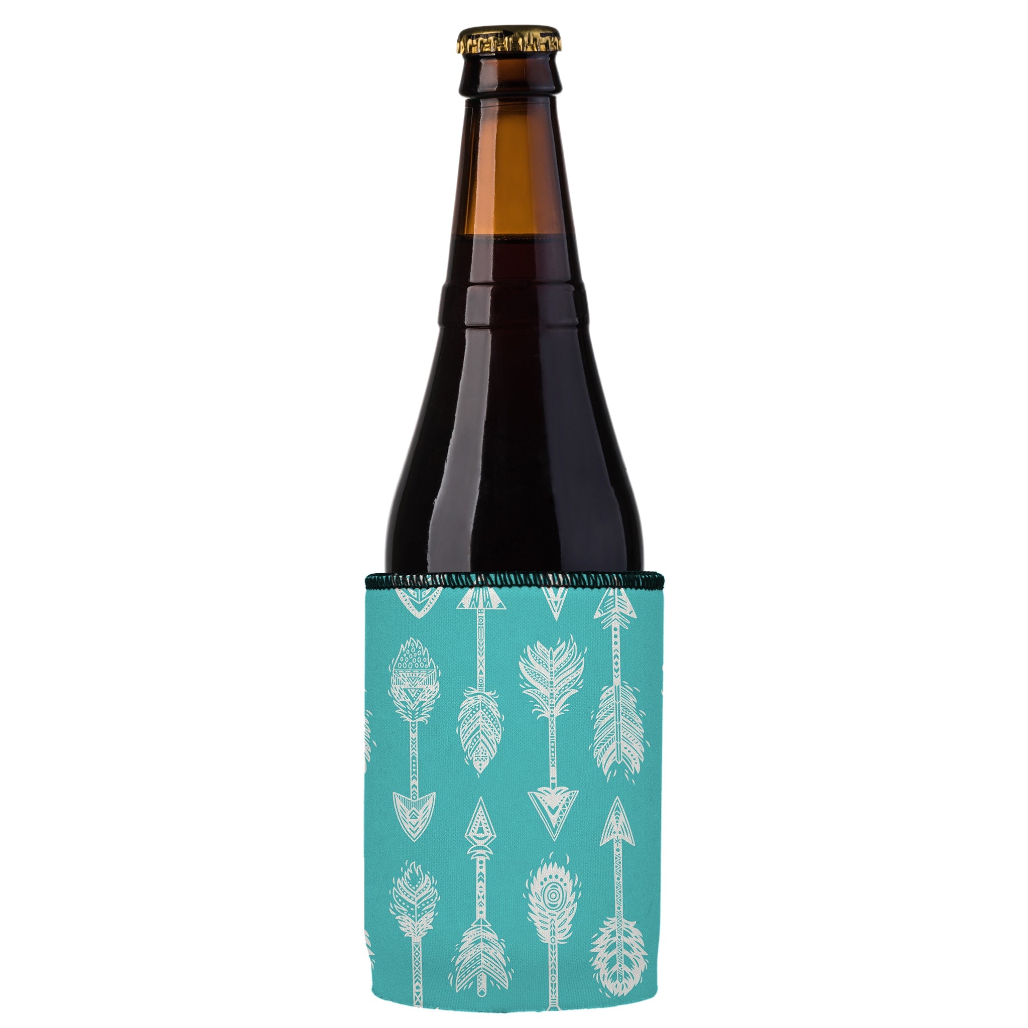 Stubbyz Teal Boho Arrows Stubby Cooler 2-Pack