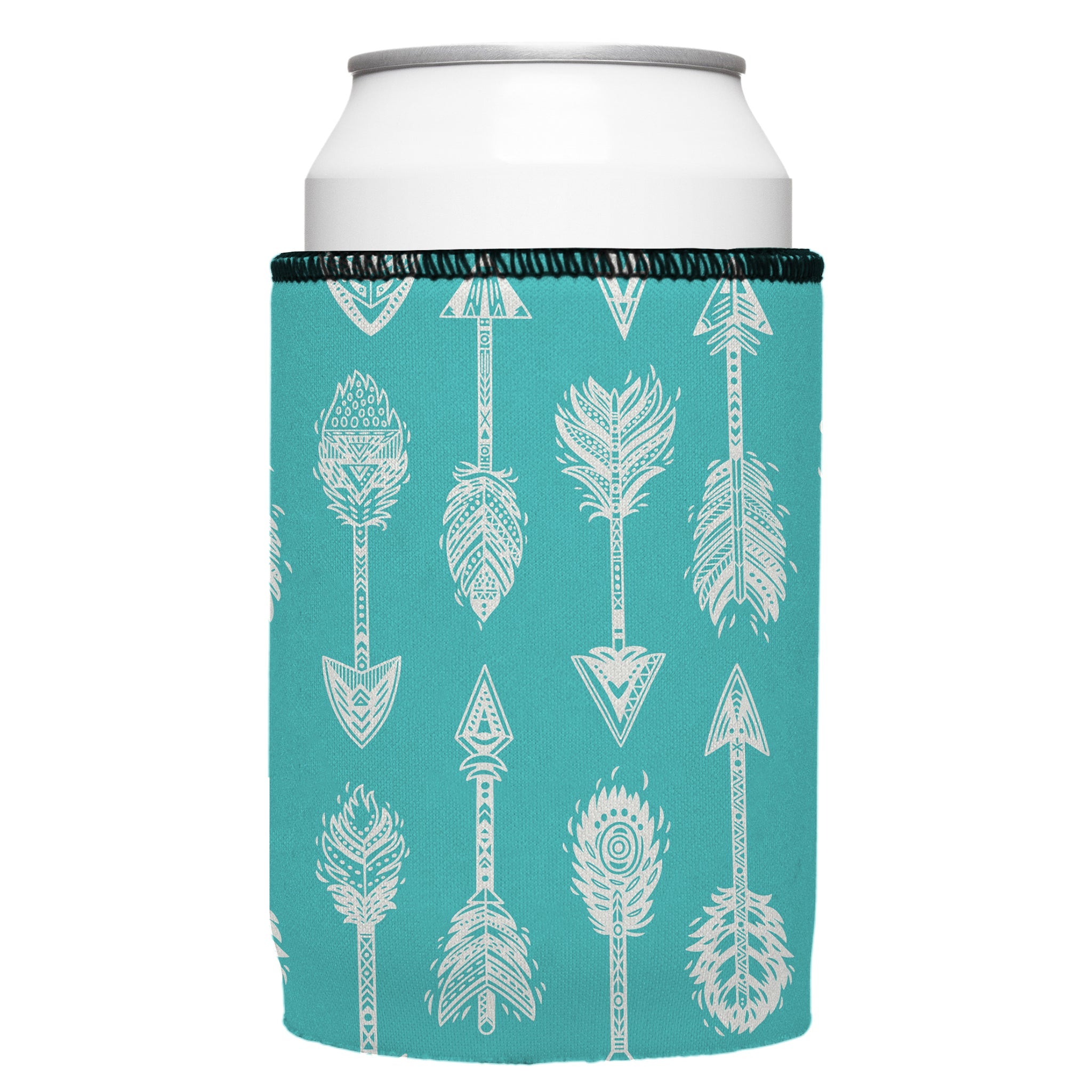 Stubbyz Teal Boho Arrows Stubby Cooler 2-Pack