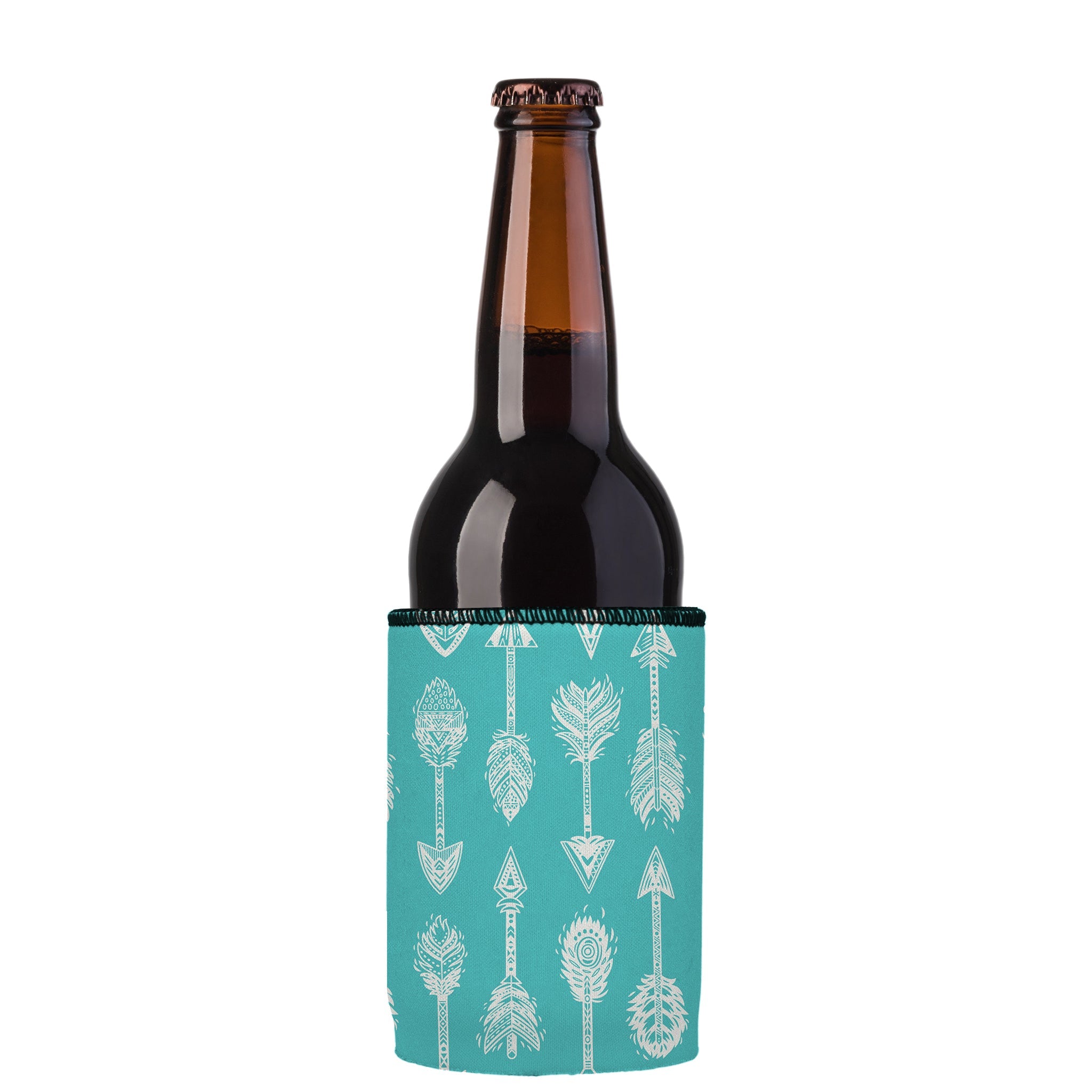 Stubbyz Teal Boho Arrows Stubby Cooler 2-Pack