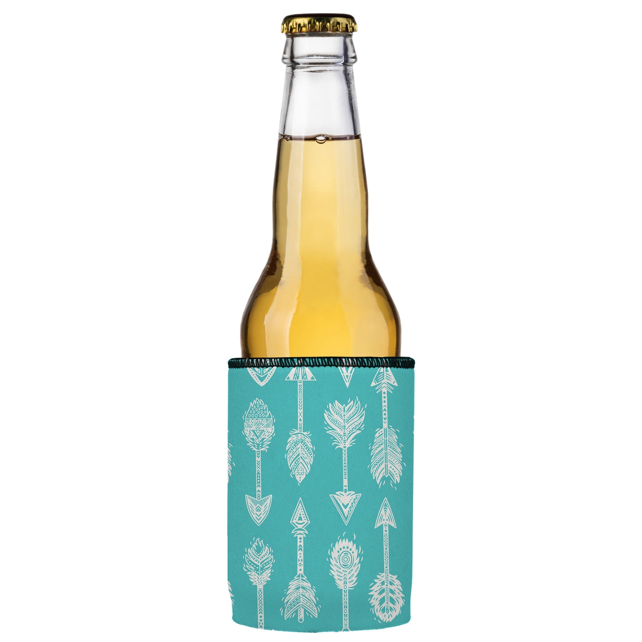 Stubbyz Teal Boho Arrows Stubby Cooler 2-Pack