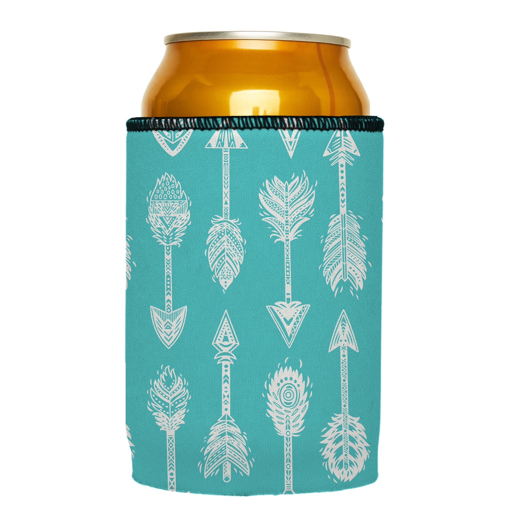 Stubbyz Teal Boho Arrows Stubby Cooler 2-Pack