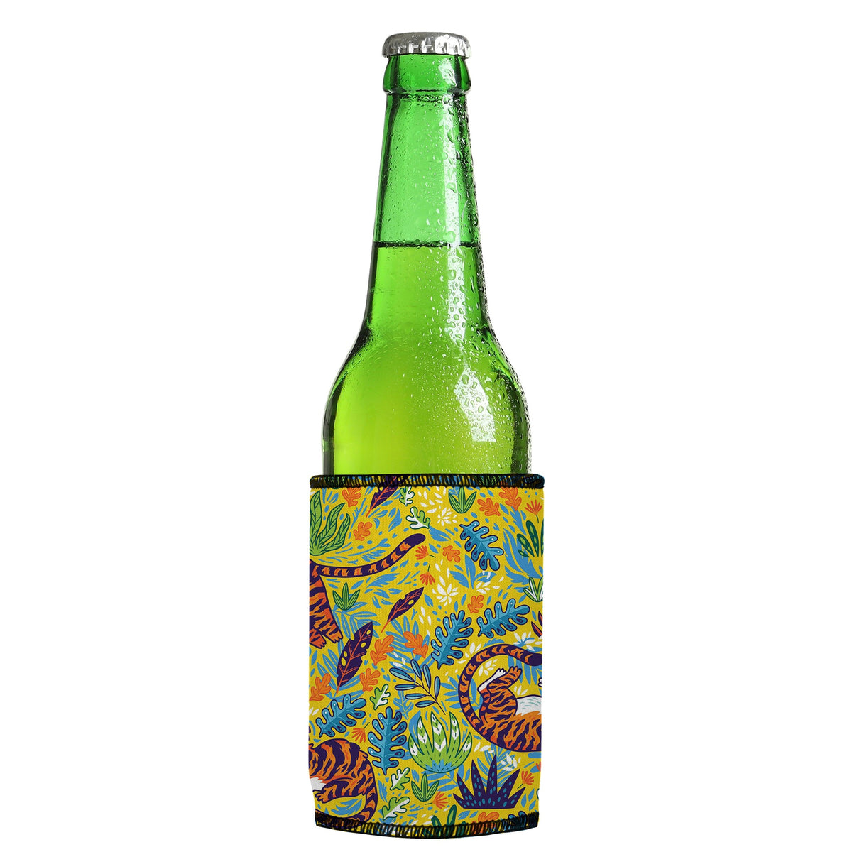Playin' Tigers Stubbyz One Size cooler on a slim Euro-style bottle