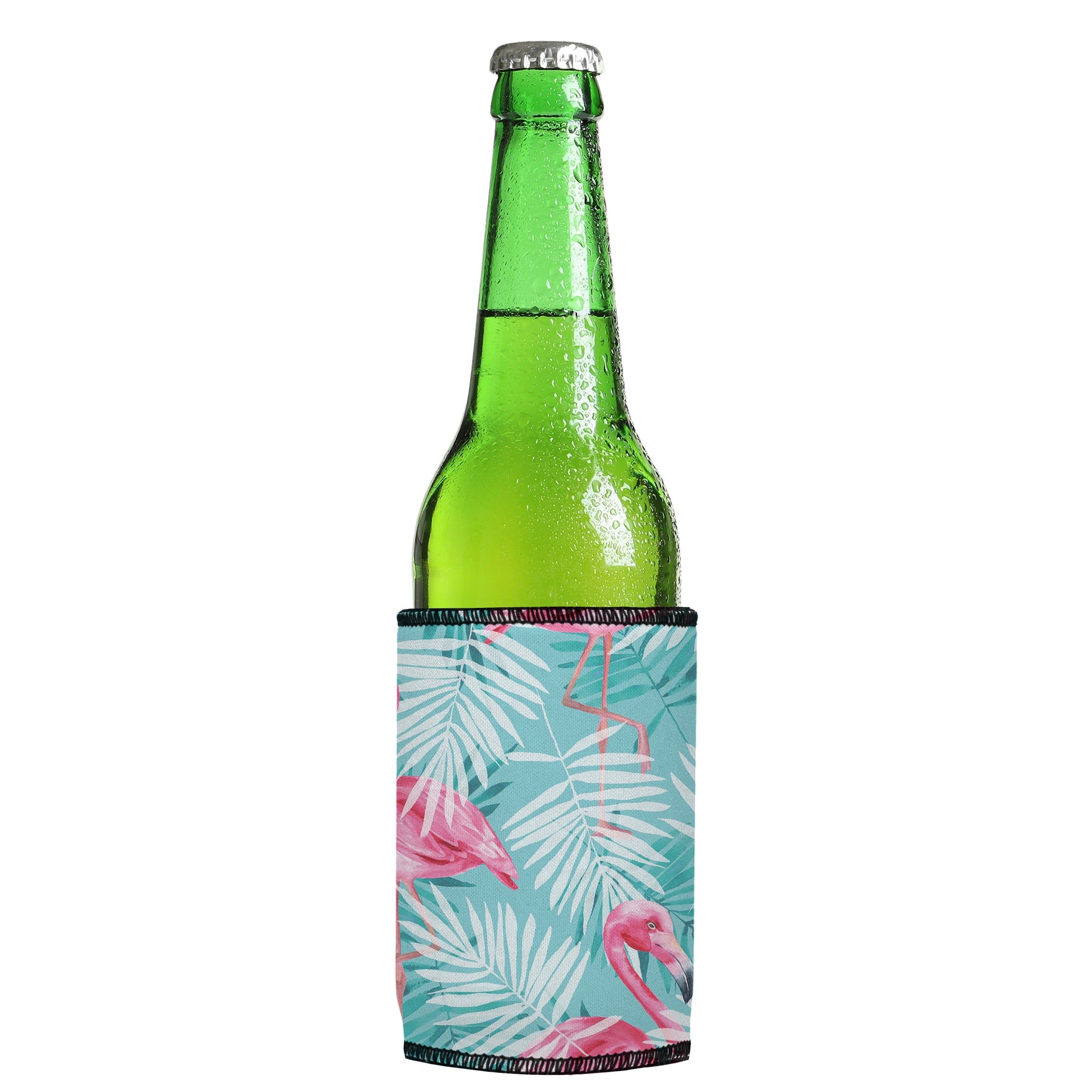 Stubbyz Pink Flamingos Stubby Cooler