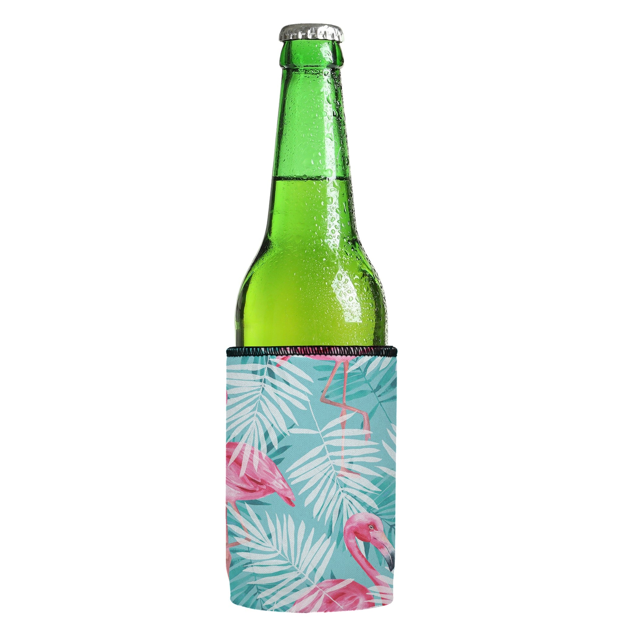 Stubbyz Pink Flamingos Stubby Cooler