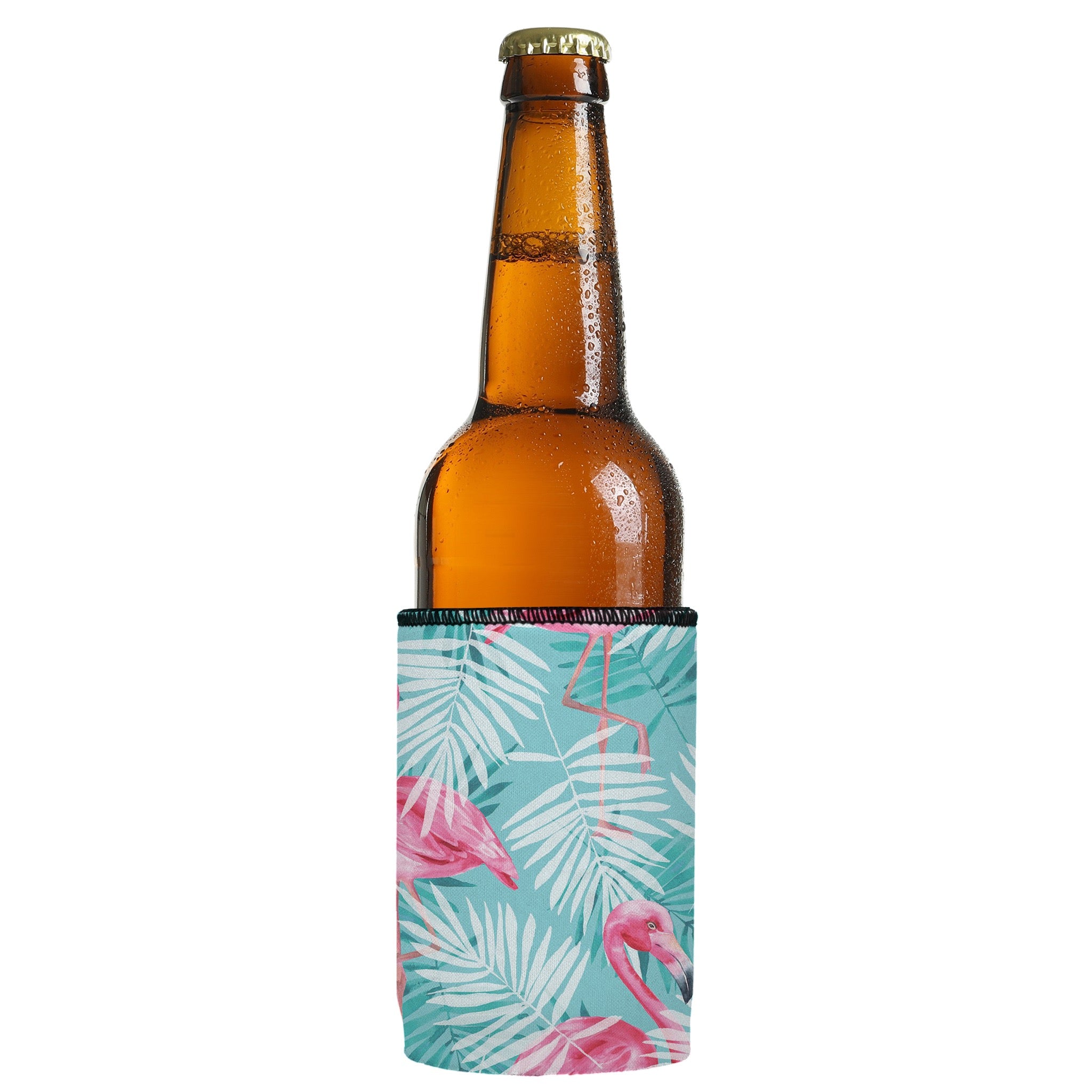 Stubbyz Pink Flamingos Stubby Cooler