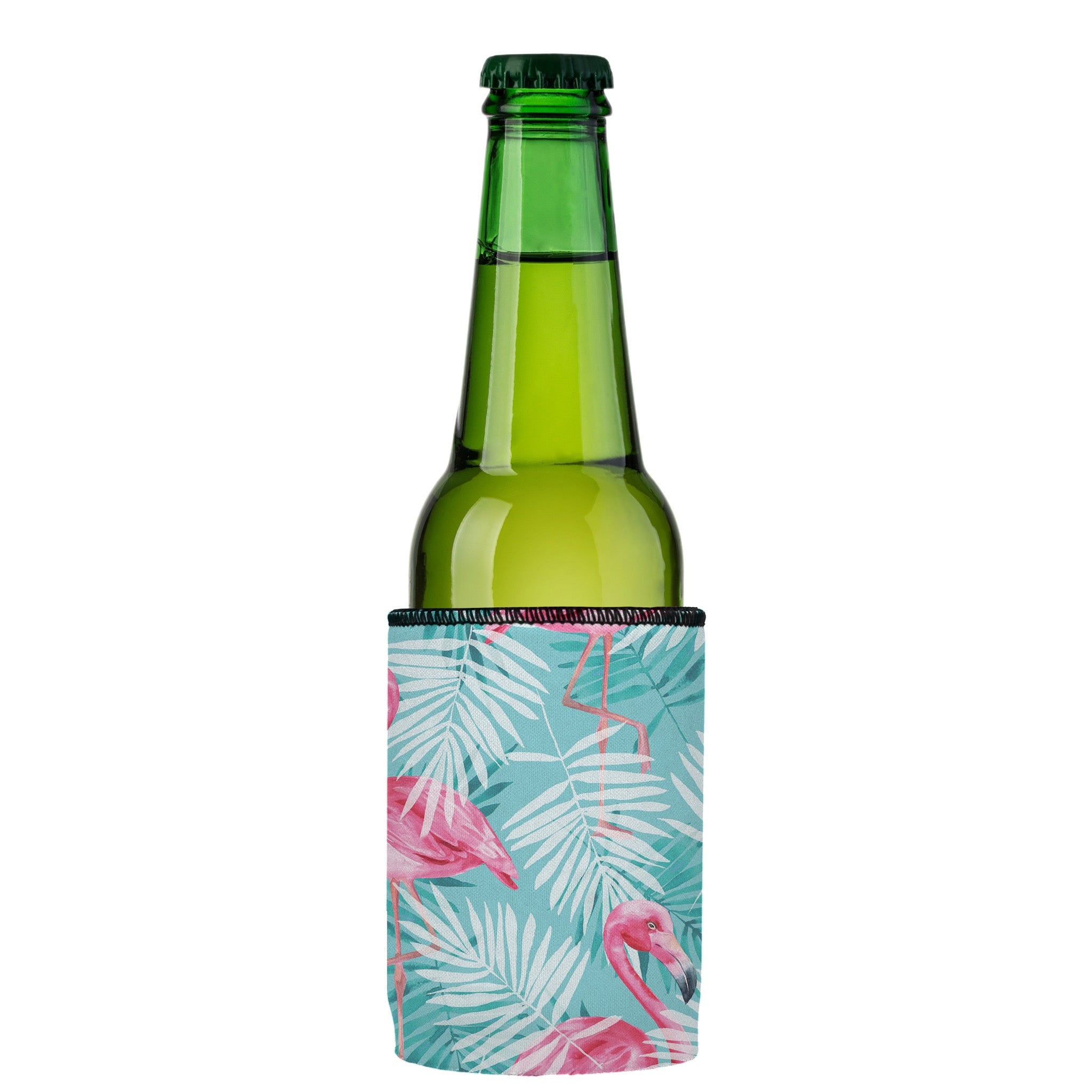 Stubbyz Pink Flamingos Stubby Cooler