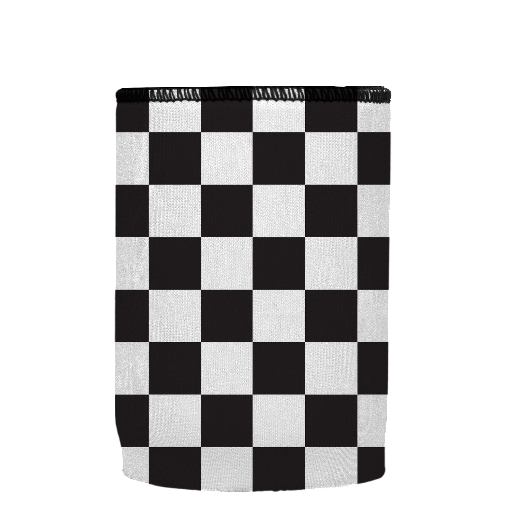 Stubbyz Small Checkerboard Stubby Cooler, Australian Made by Stubbyz, view 4