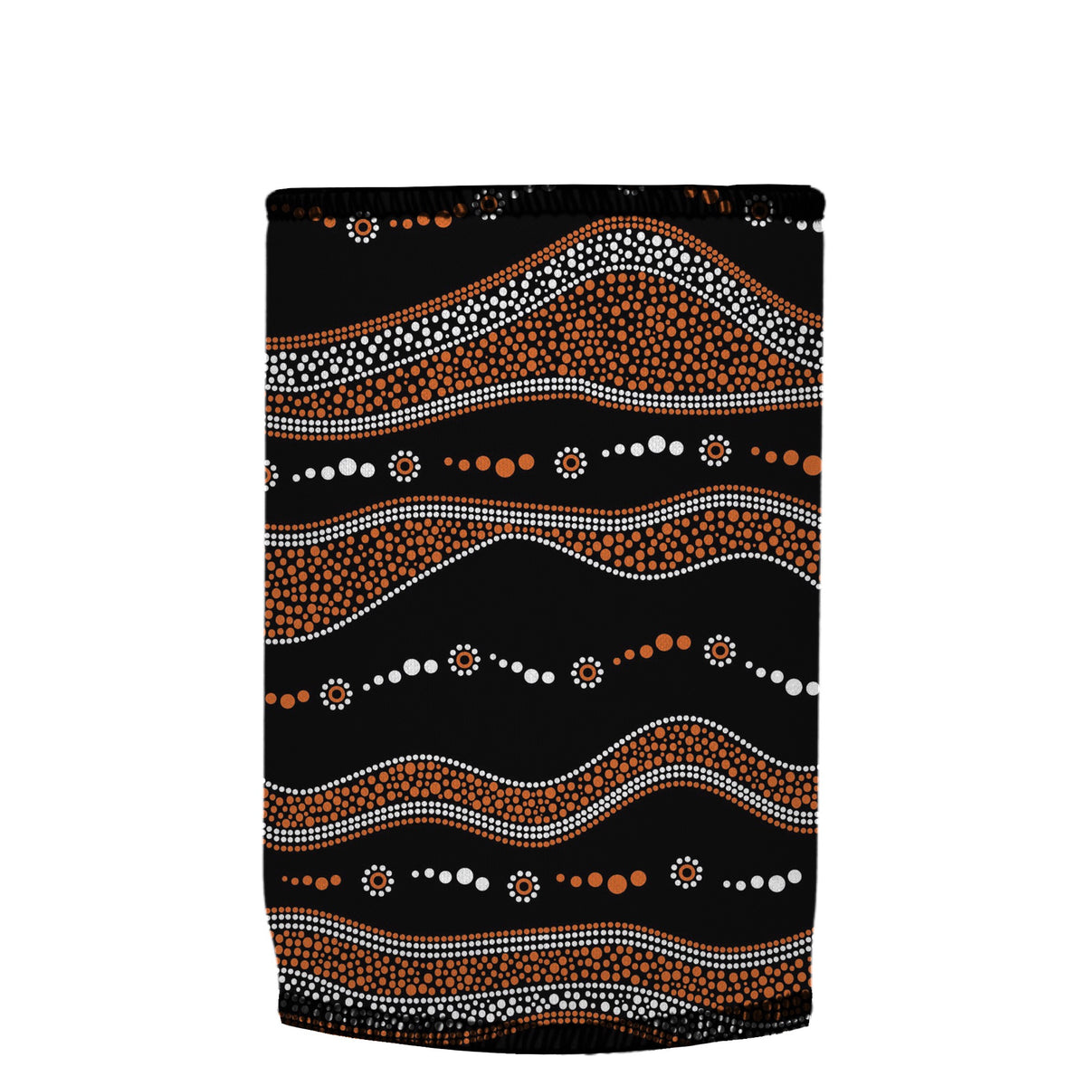 Traditional Australian Stubbyz One Size baseless stubby cooler, shown flat
