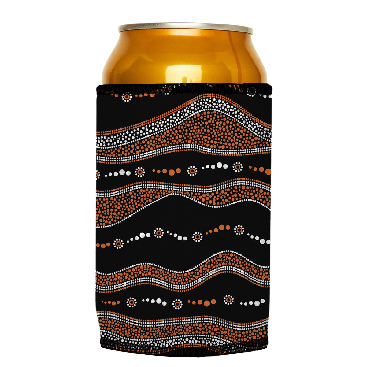 Traditional Australian Stubbyz One Size cooler on a standard can