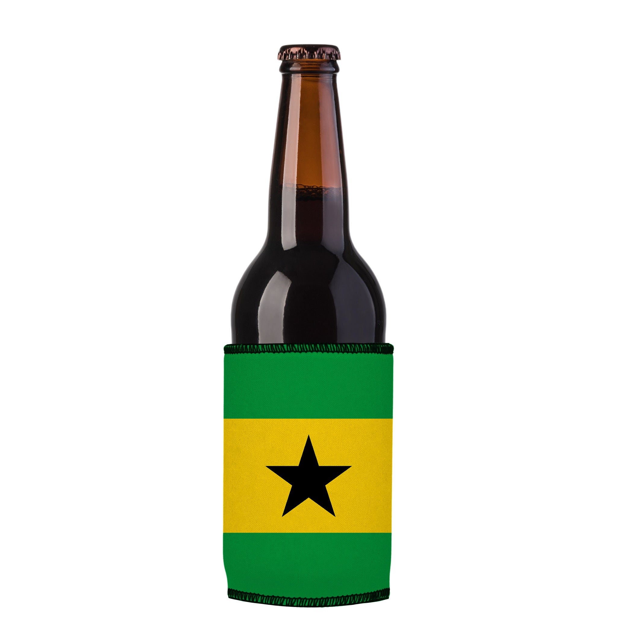 Stubbyz Flag of Sao Tome and Principe Stubby Cooler
