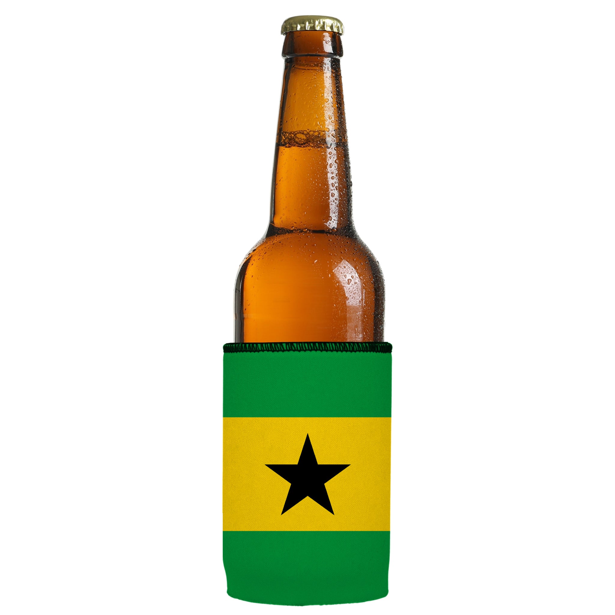 Stubbyz Flag of Sao Tome and Principe Stubby Cooler