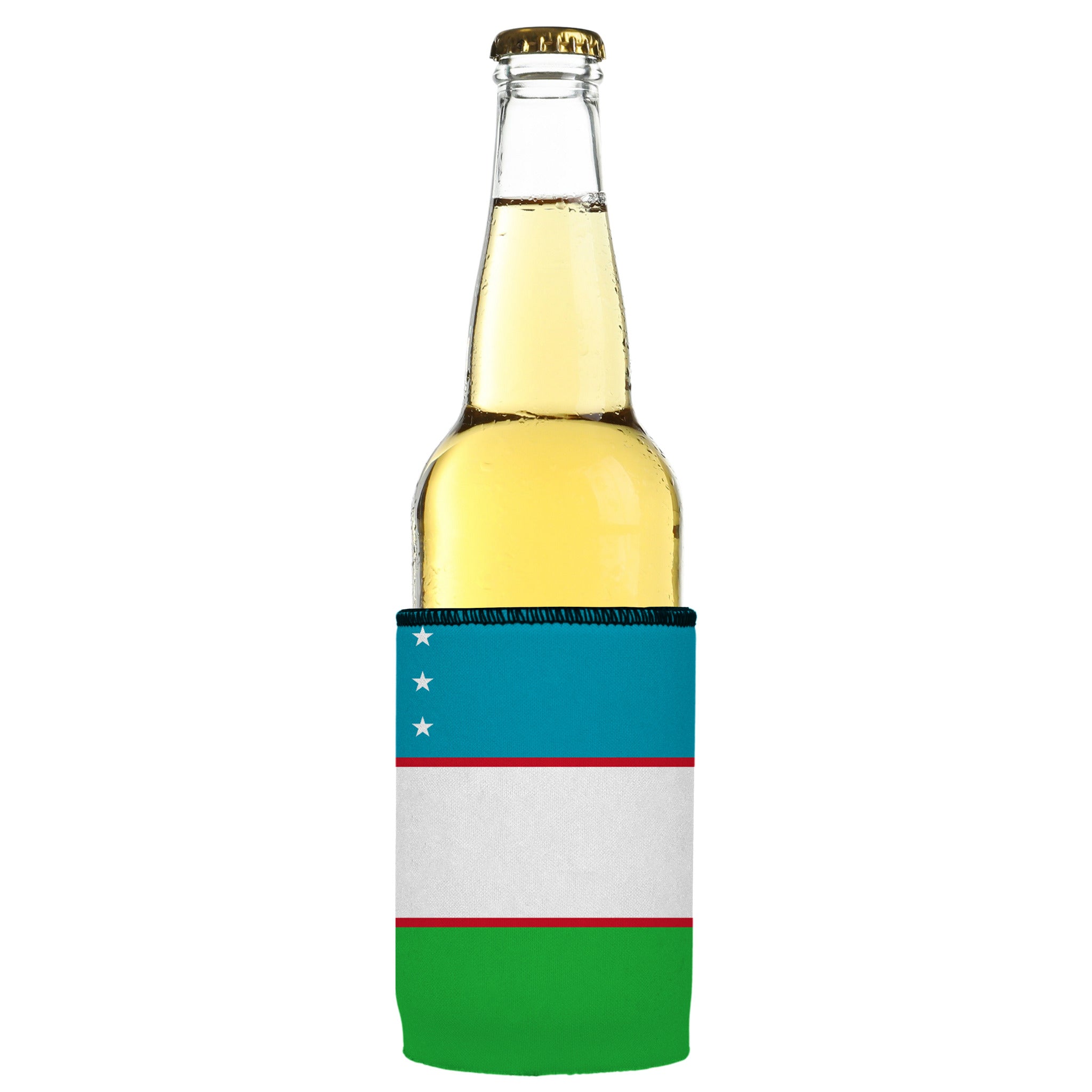 Stubbyz Flag of Uzbekistan Stubby Cooler