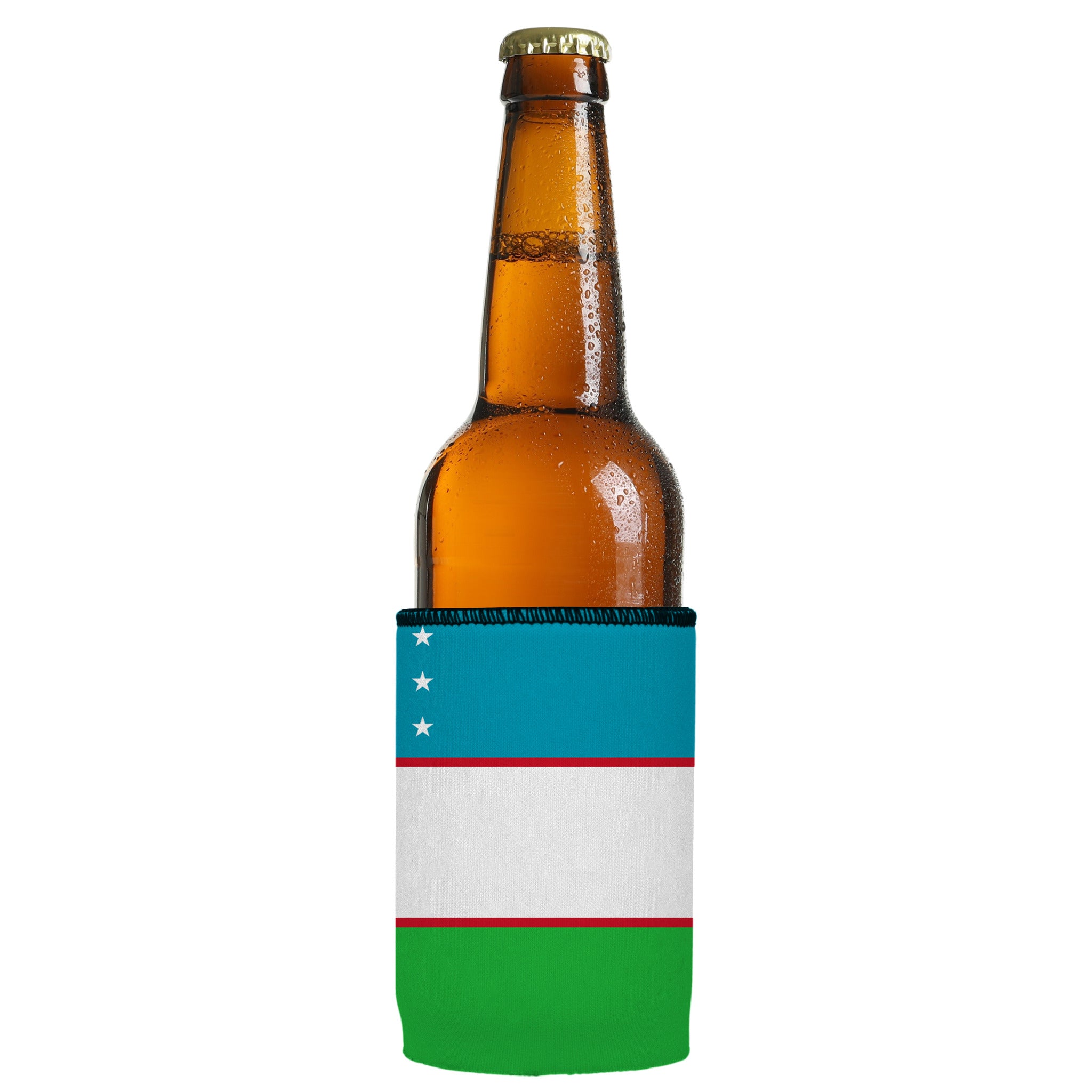 Stubbyz Flag of Uzbekistan Stubby Cooler