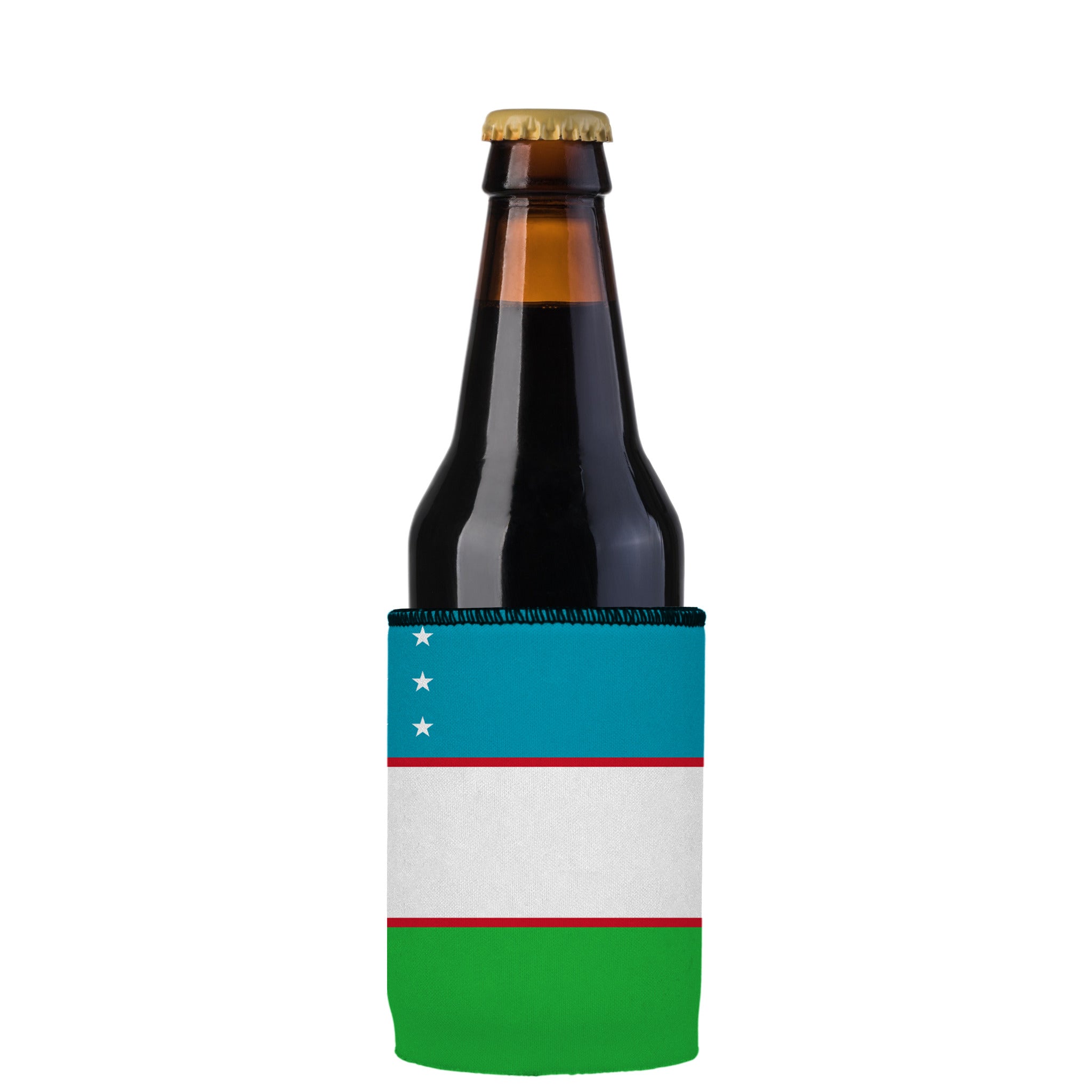 Stubbyz Flag of Uzbekistan Stubby Cooler