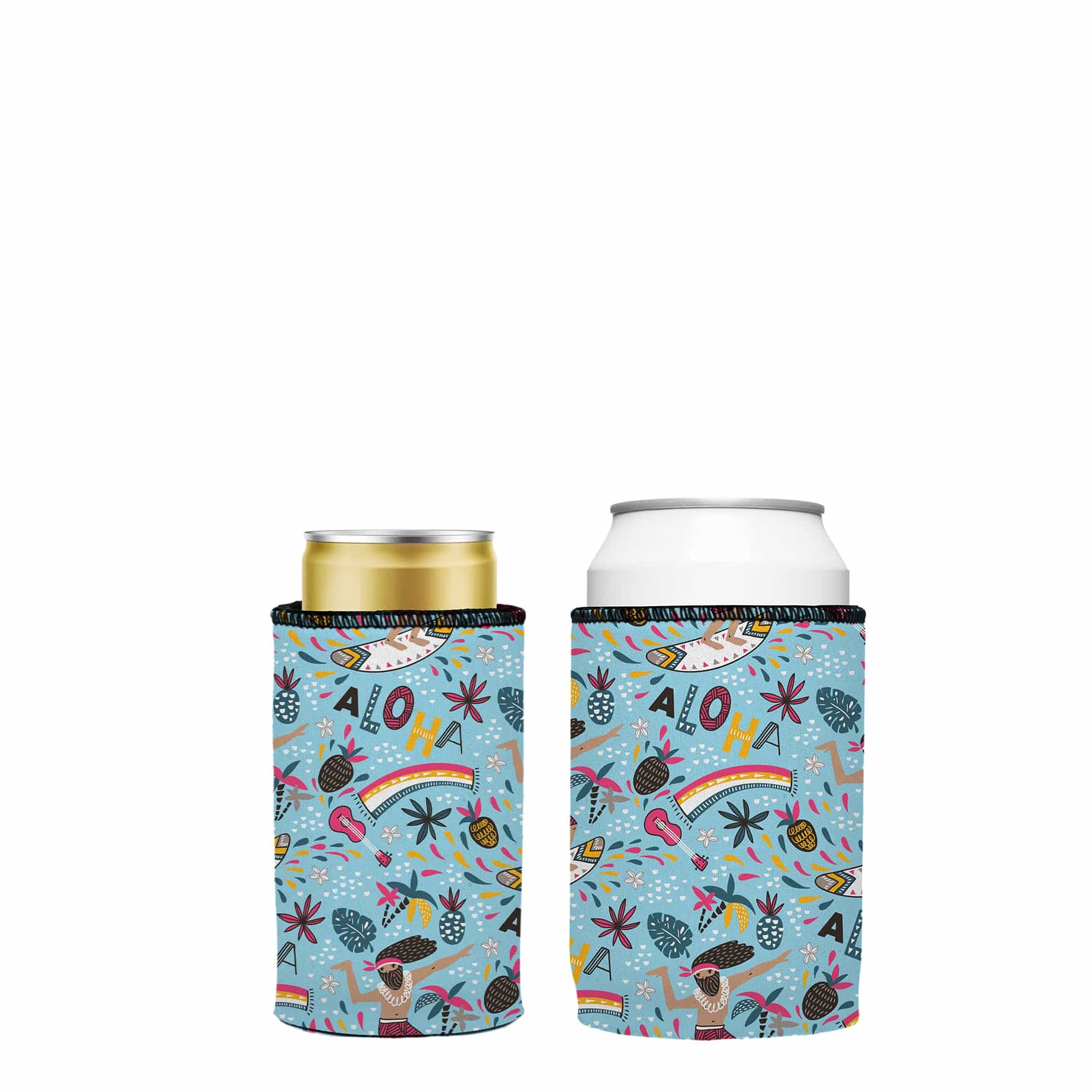 Stubbyz Surfing Aloha Stubby Cooler 2-Pack