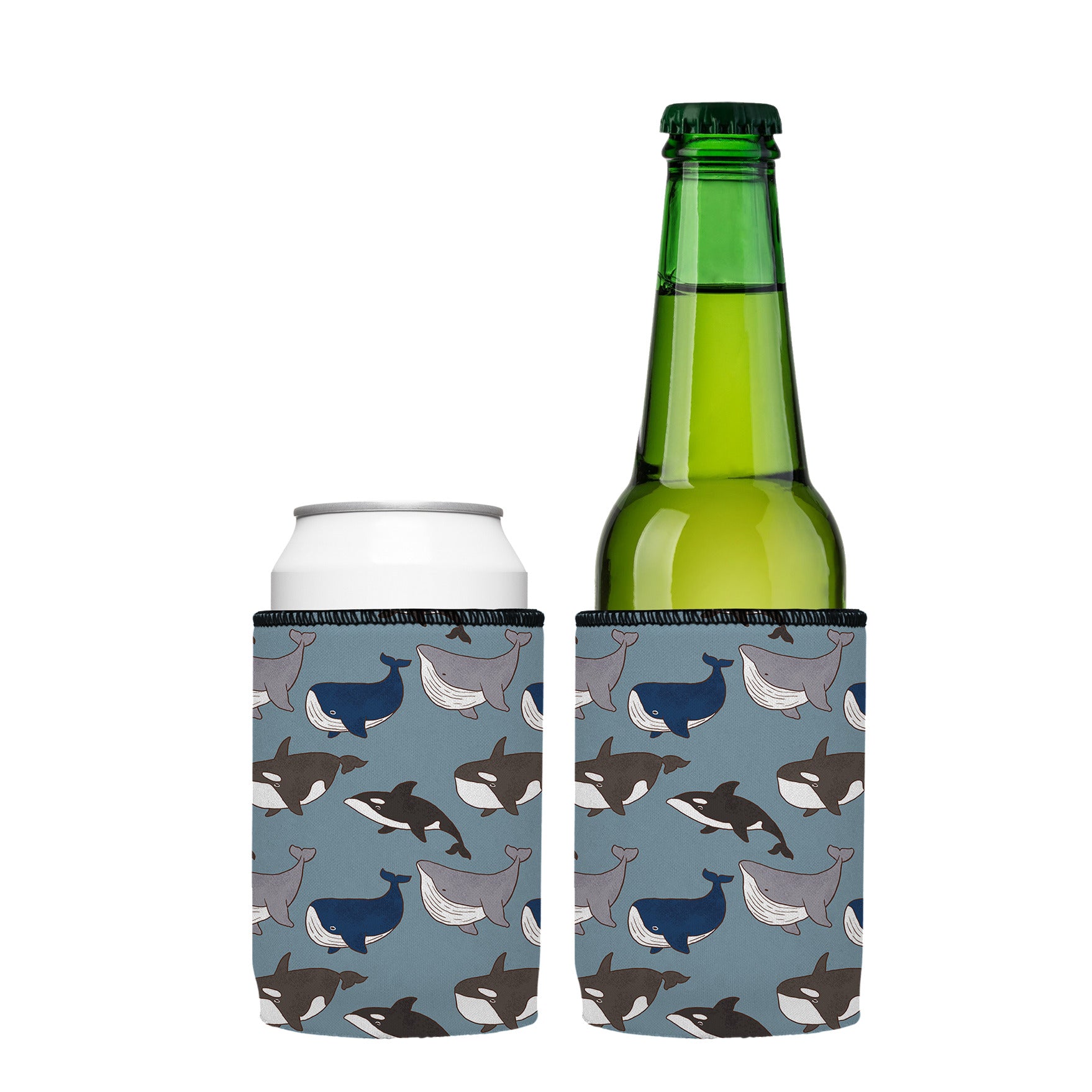 Stubbyz Whale Pod Stubby Cooler 2-Pack