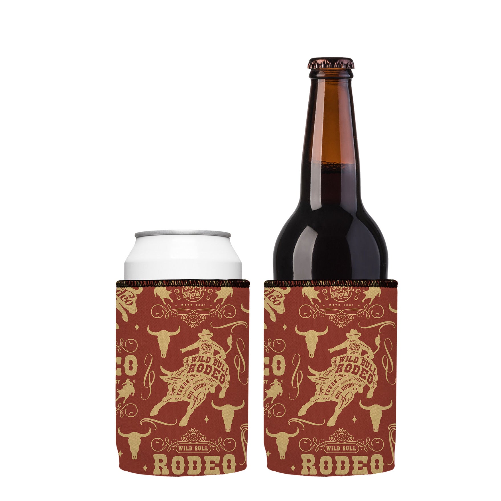Stubbyz Wild Rodeo Stubby Cooler 2-Pack
