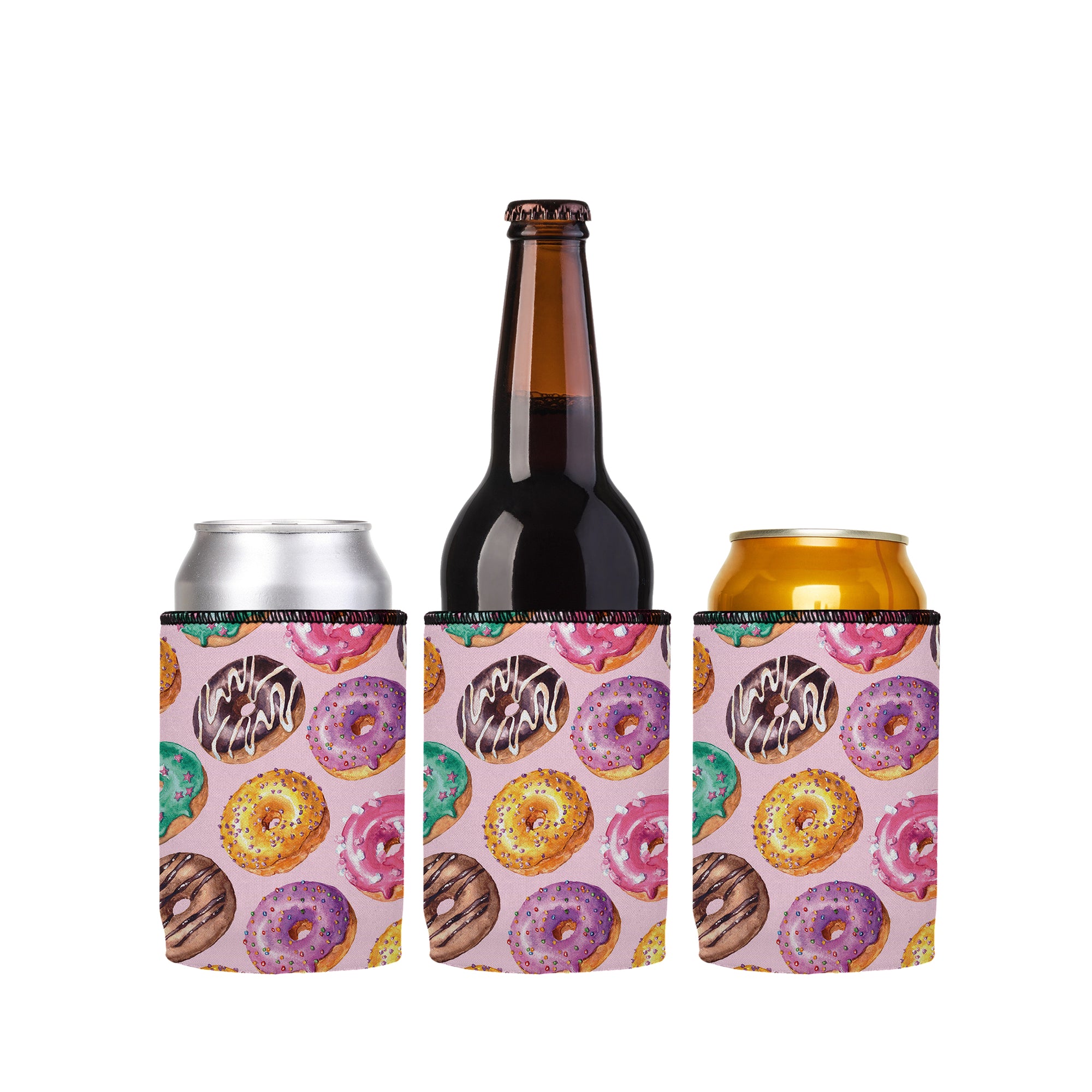 Stubbyz Donuts Go Nuts Stubby Cooler 3-Pack
