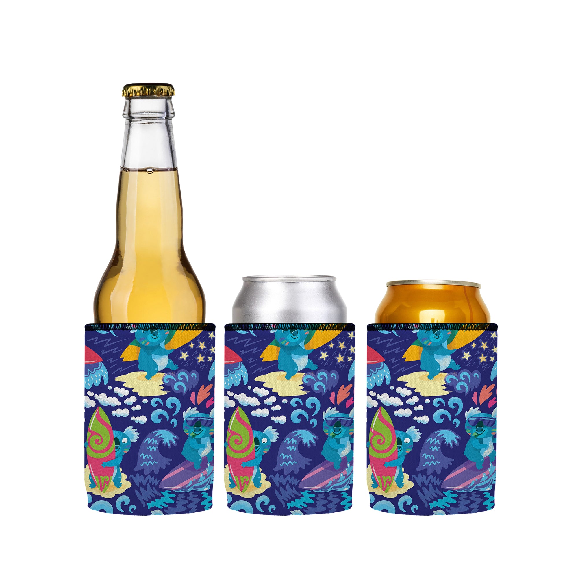 Stubbyz Surfin Koala Stubby Cooler 3-Pack