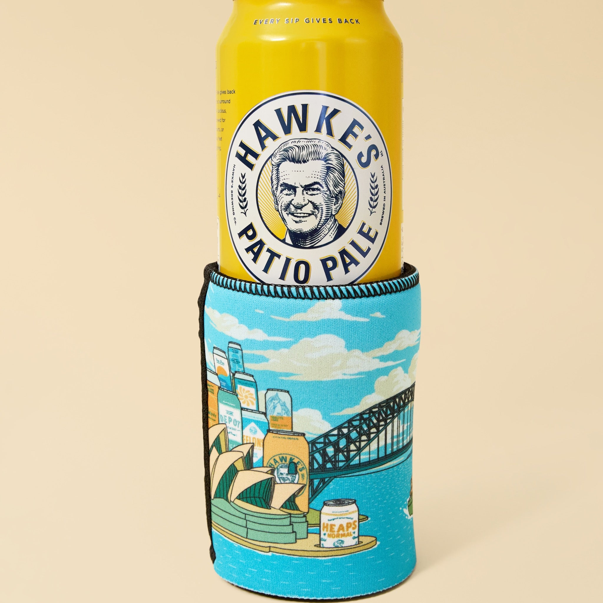 Stubbyz x Aidan Howes Sydney Harbeer Stubby Cooler