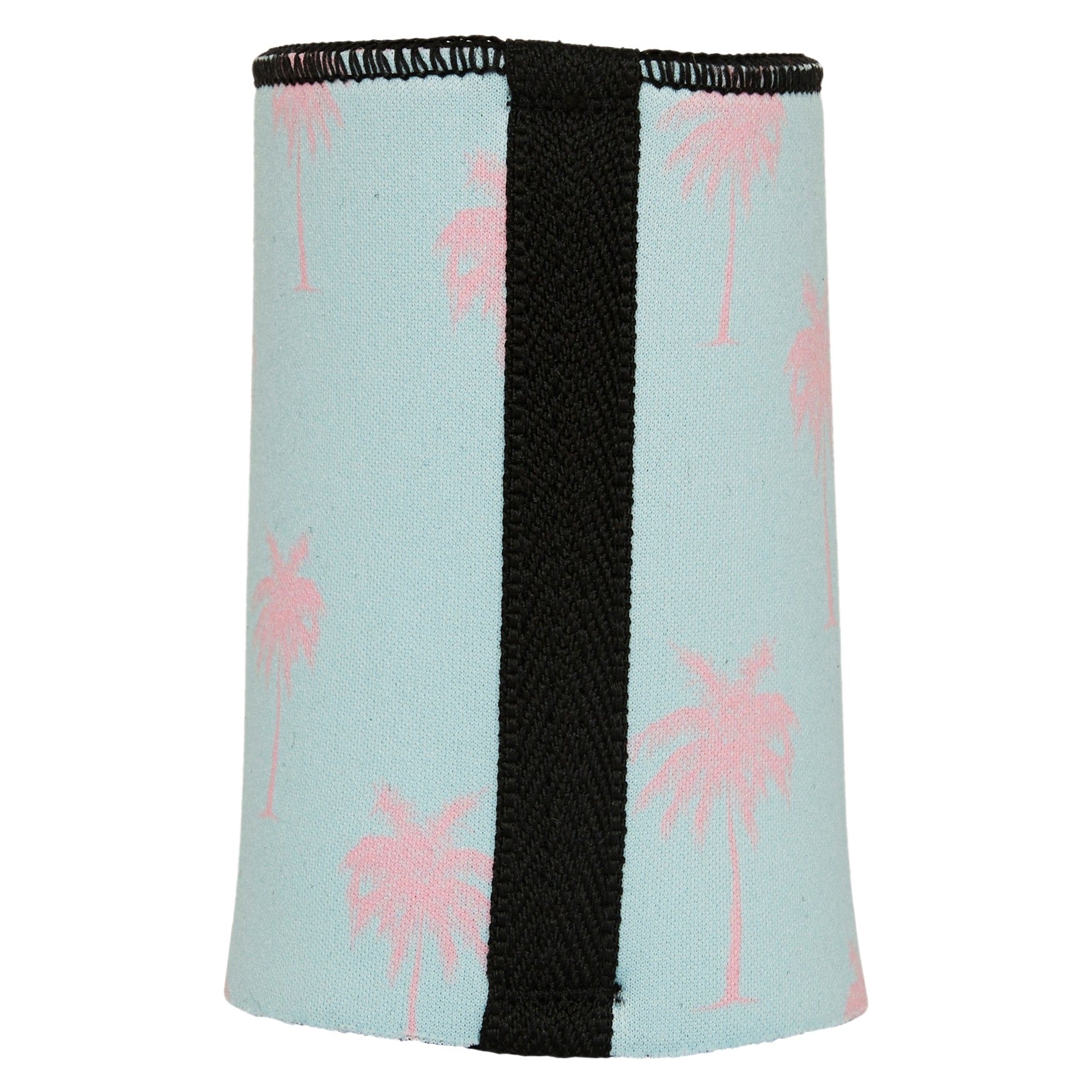 Stubbyz Palm Trees Pink Aqua Stubby Cooler