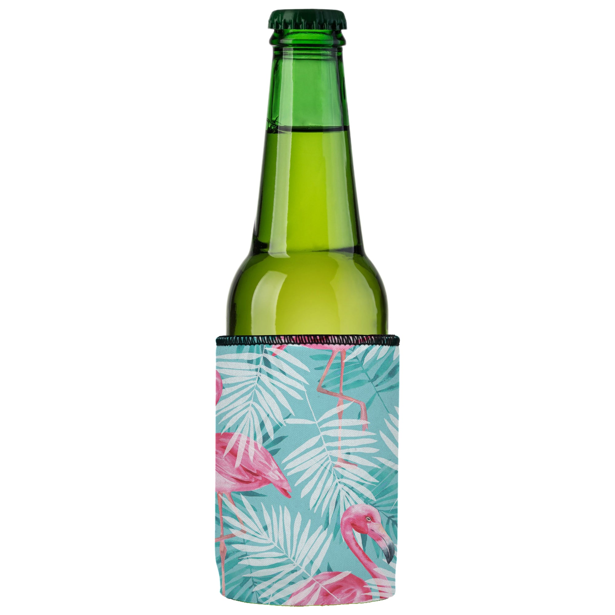 Stubbyz Pink Flamingos Stubby Cooler