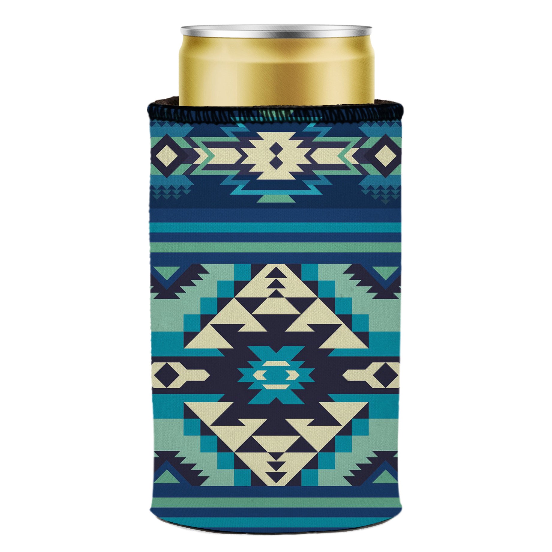 Stubbyz Blue Navajo Rug Stubby Cooler